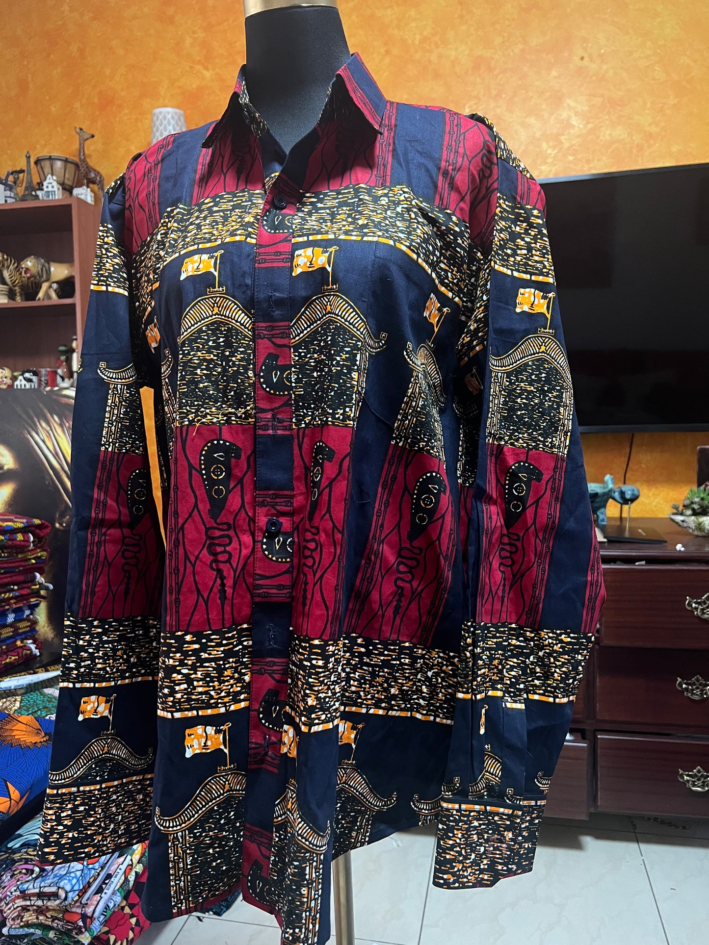 Dede - African print shirt