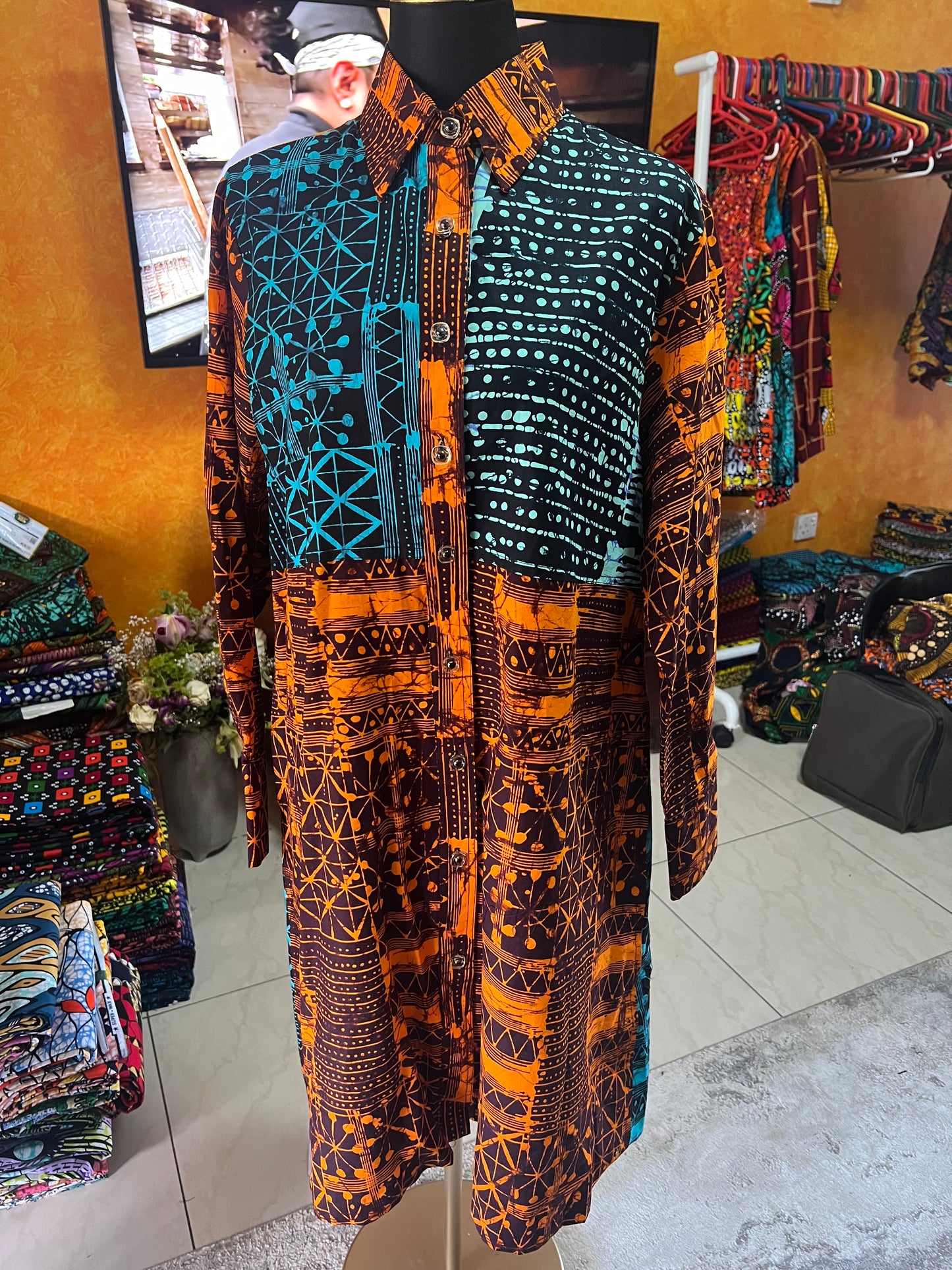 Dire - African print Shirt Dress