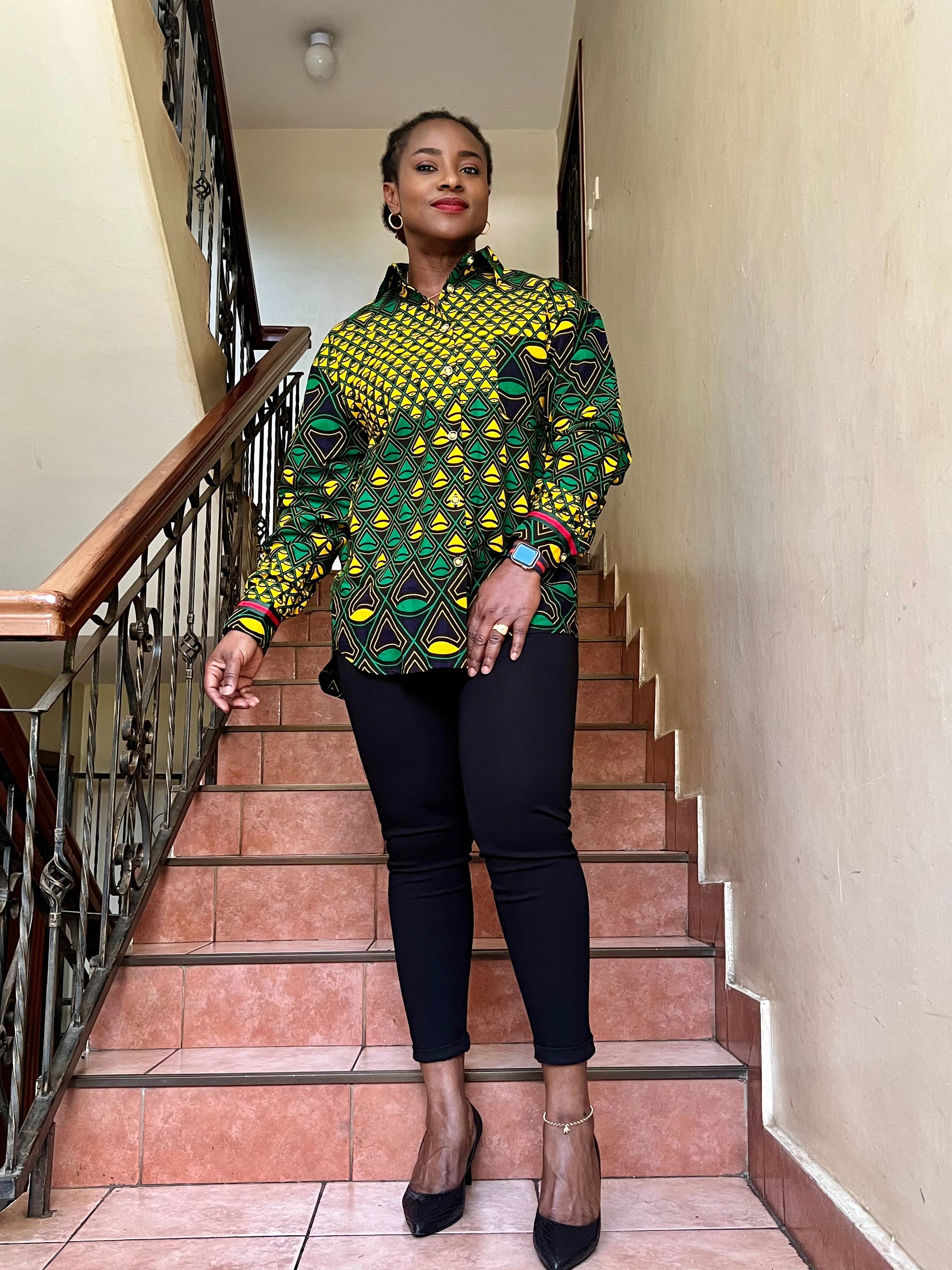 african print dress shirt African Print Shirts For Men