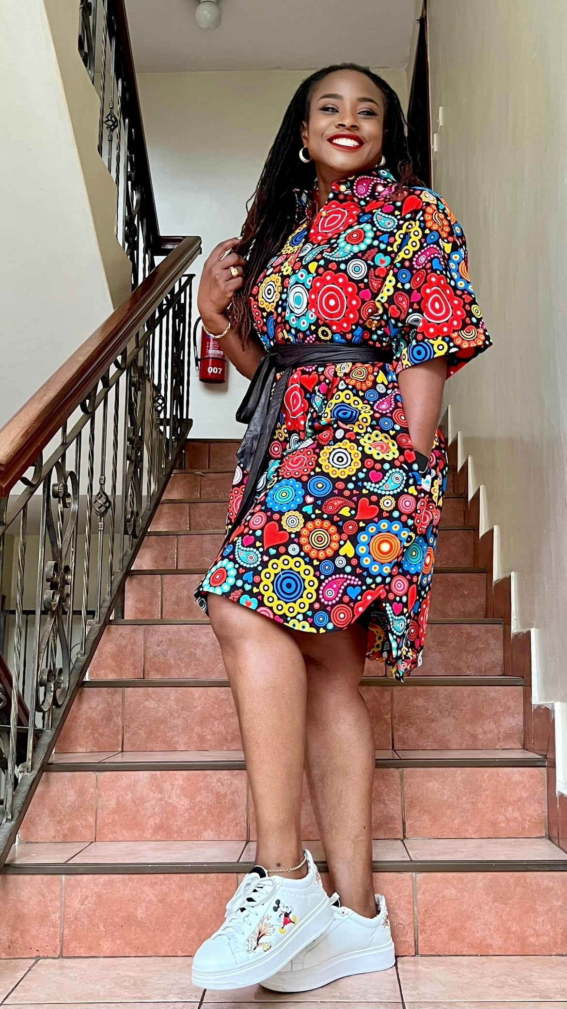 Bébé - African print dress