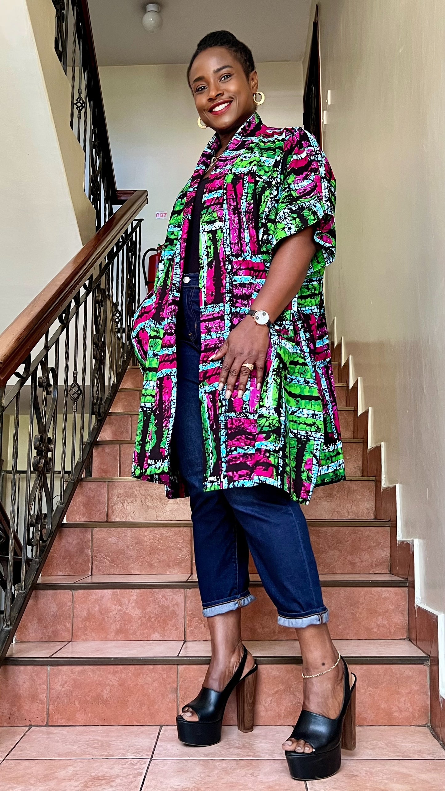 Mono Kimono - African print