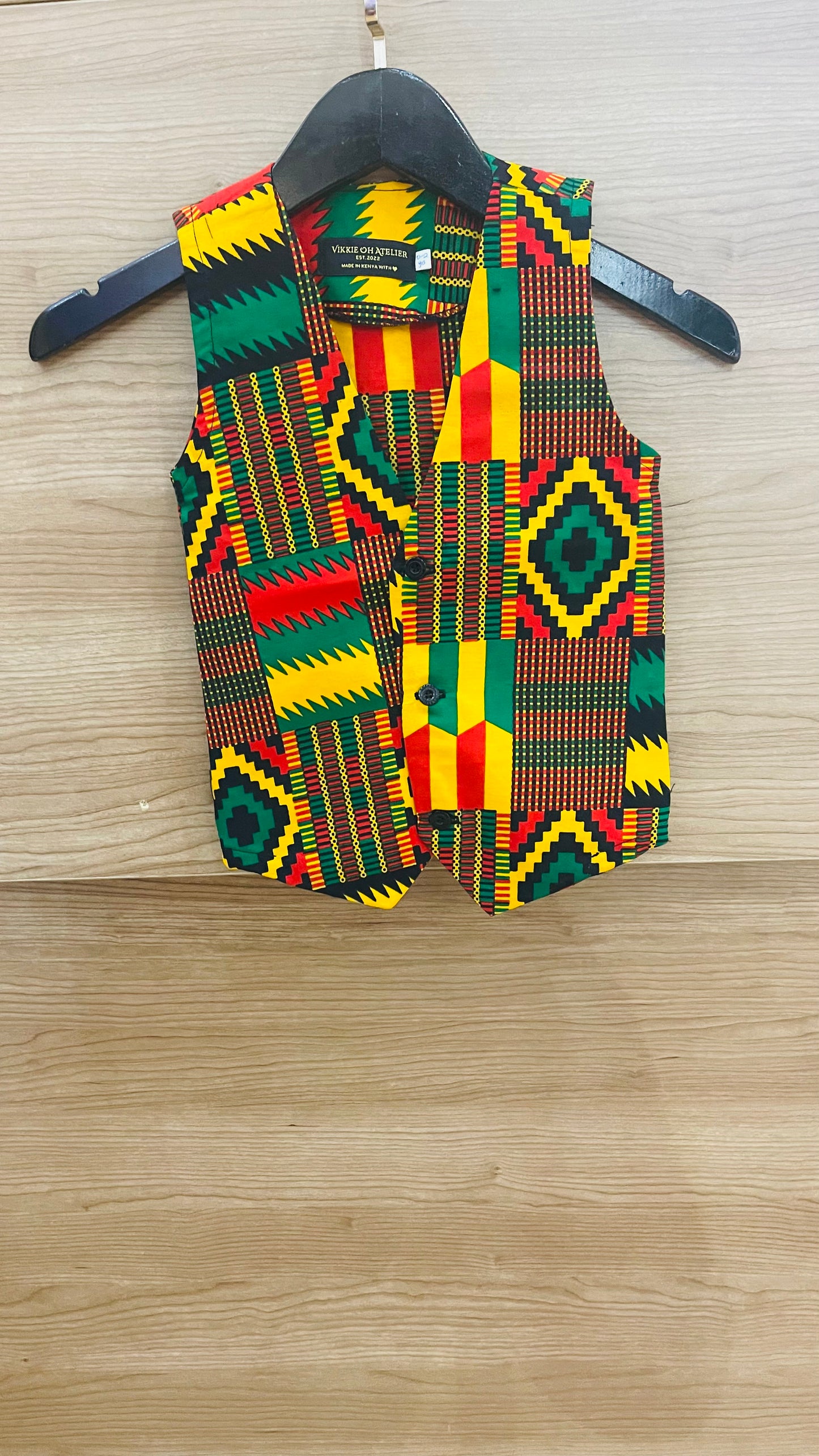 Bami- kiddies African waistcoat