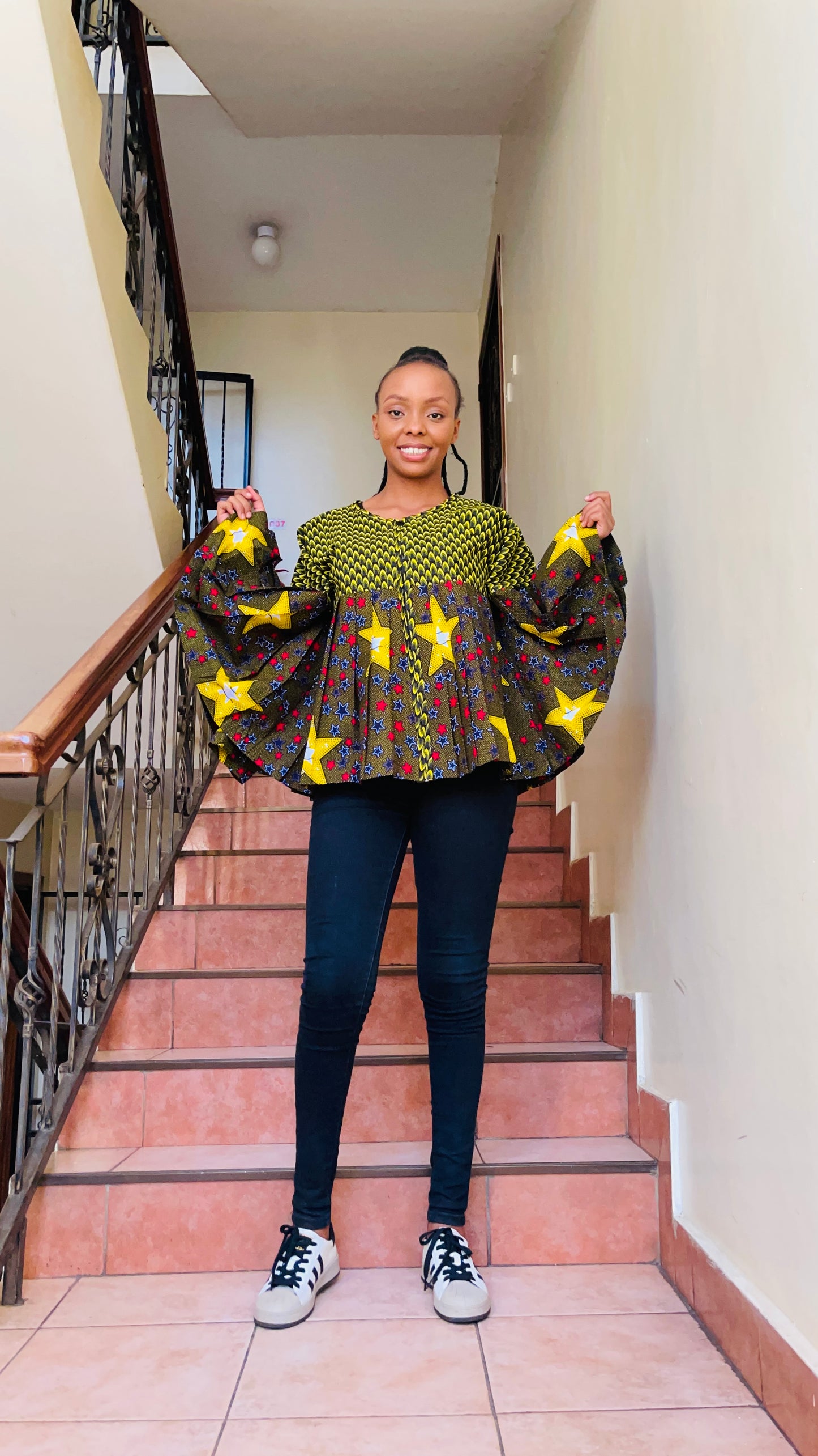 VF - African print mix Butterfly Jacket