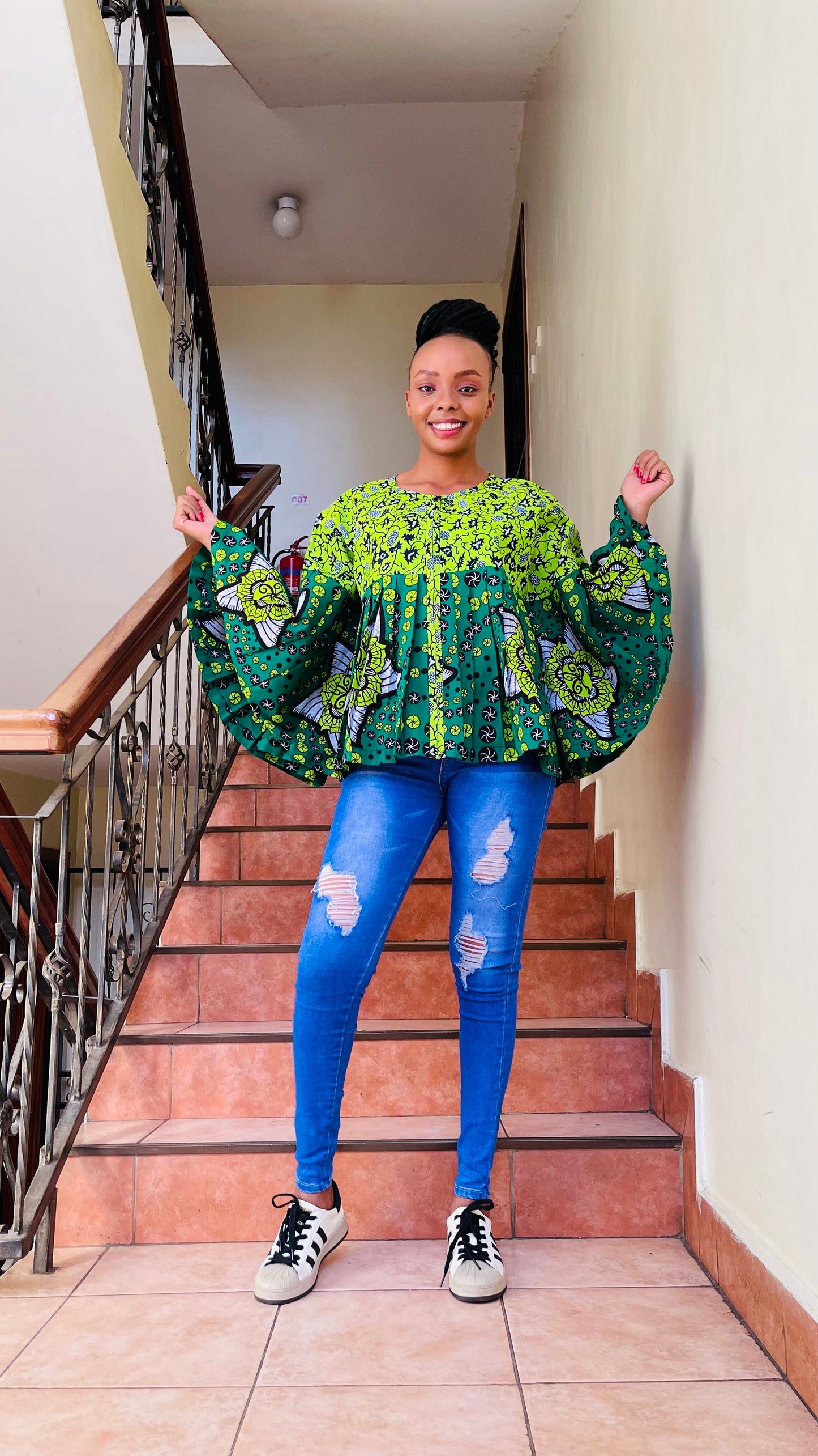 VF - African print mix Butterfly Jacket