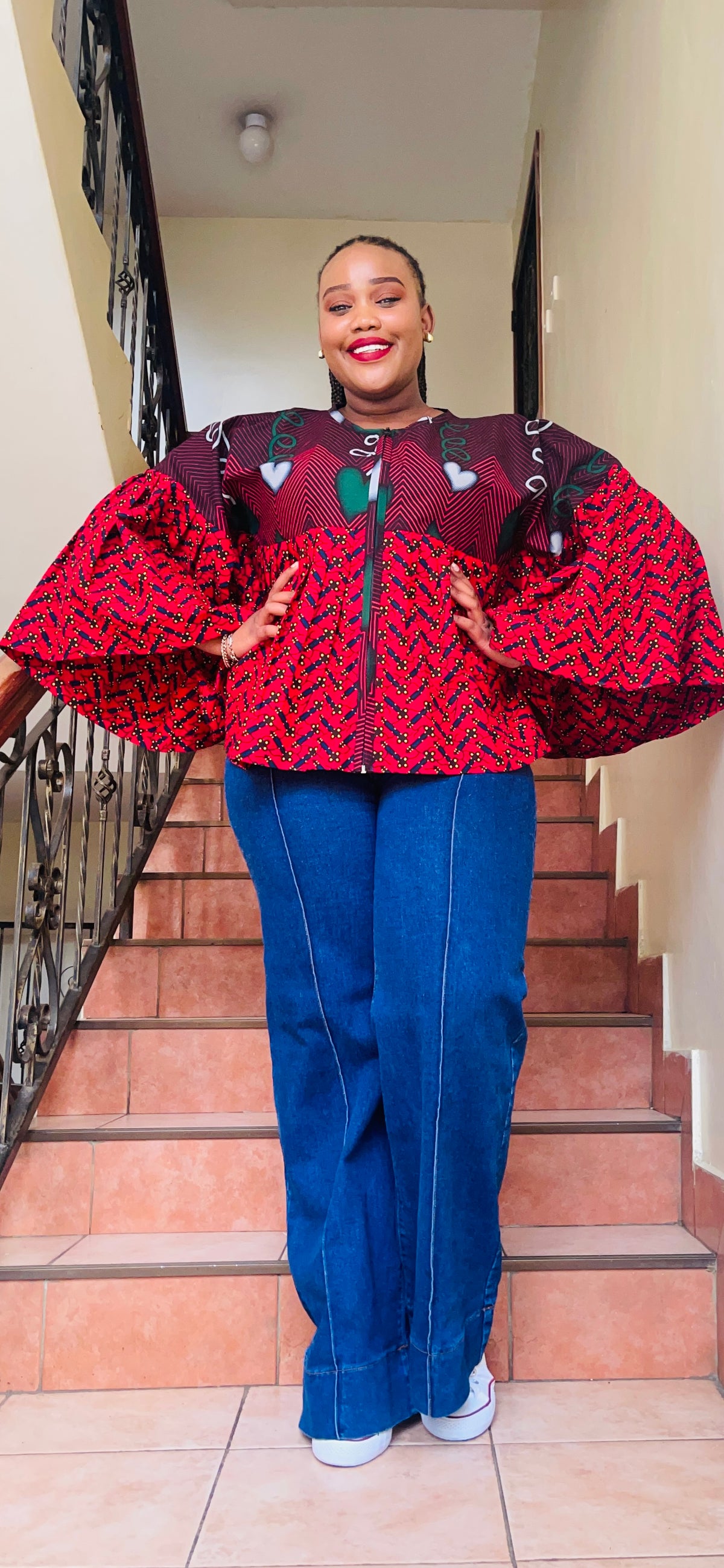 VF - African print mix Butterfly Jacket
