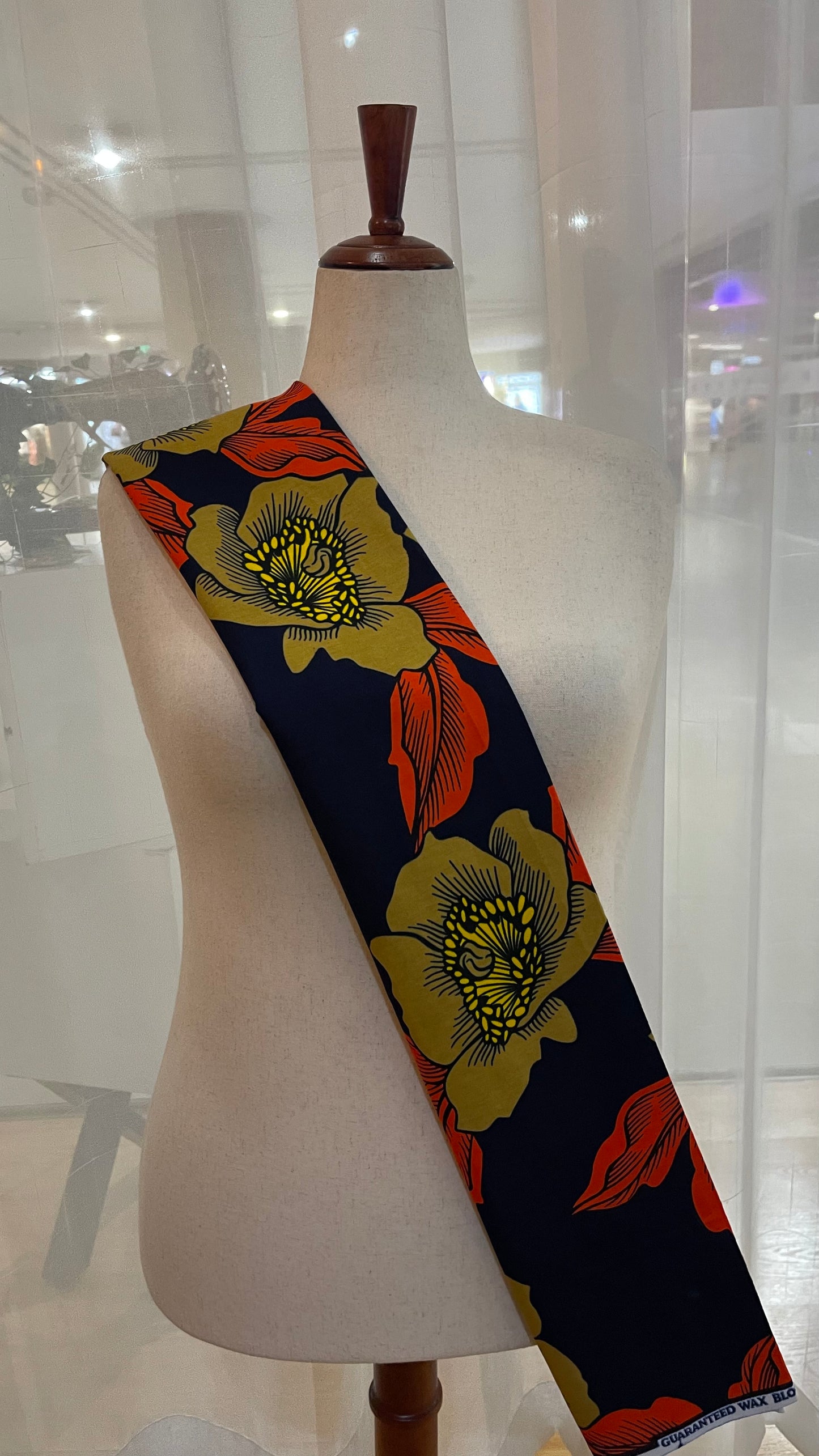 Ankara drape scarf
