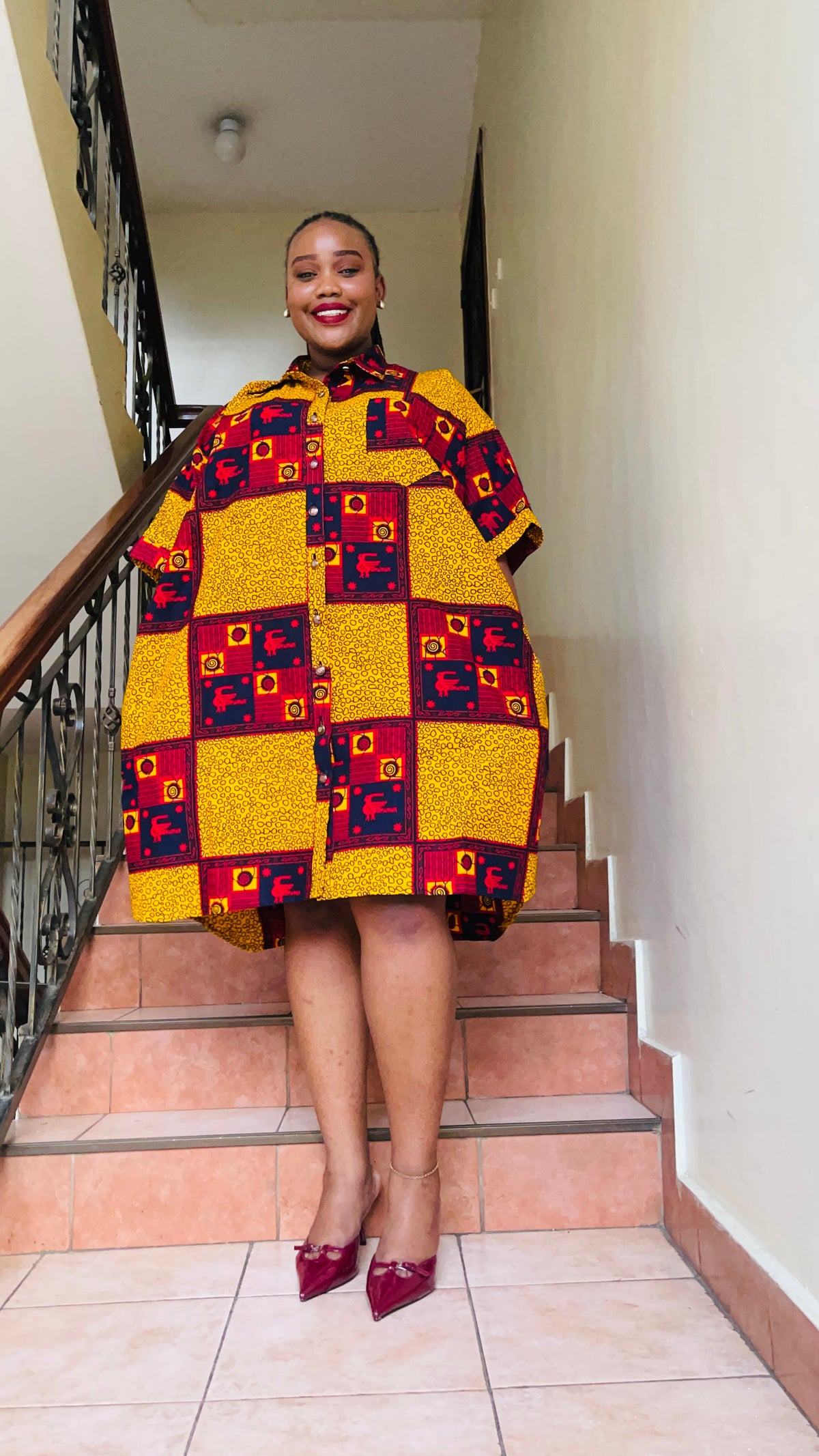 Bébé - African print dress