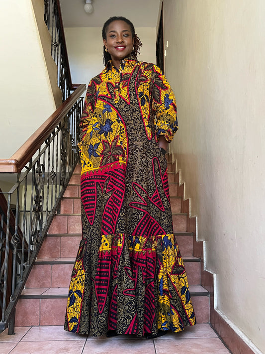 Le Victoire - African print dress