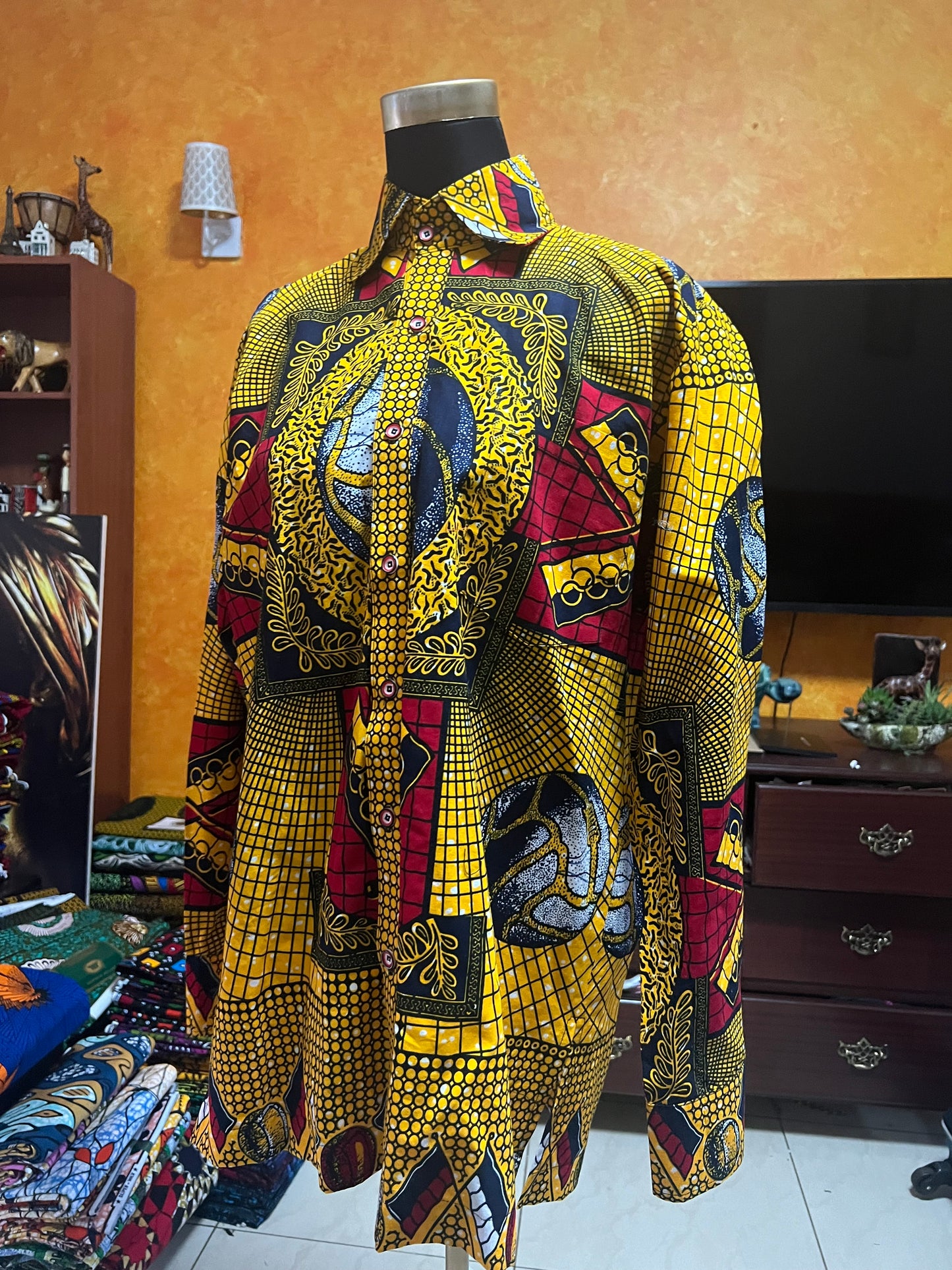 Dede - African print shirt