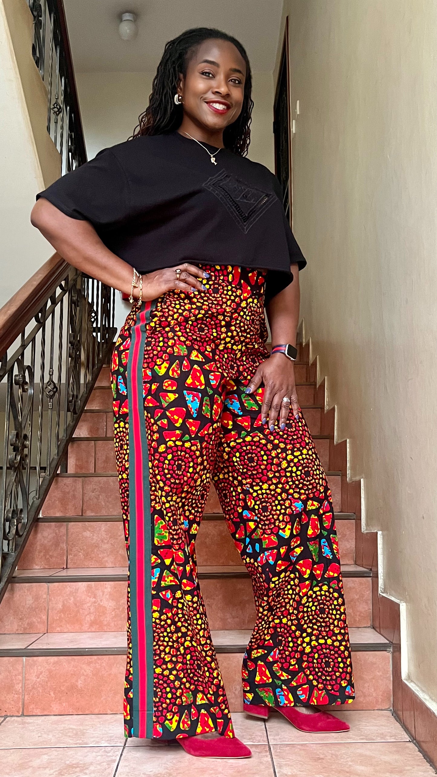 Palacci - African Print Palazzo Pants