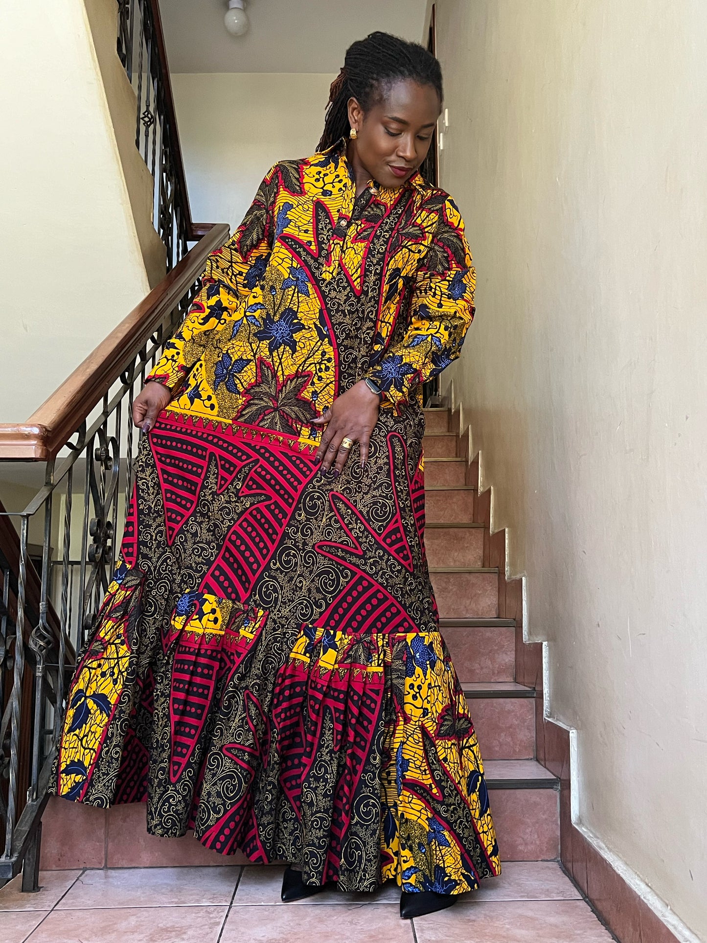 Le Victoire - African print dress