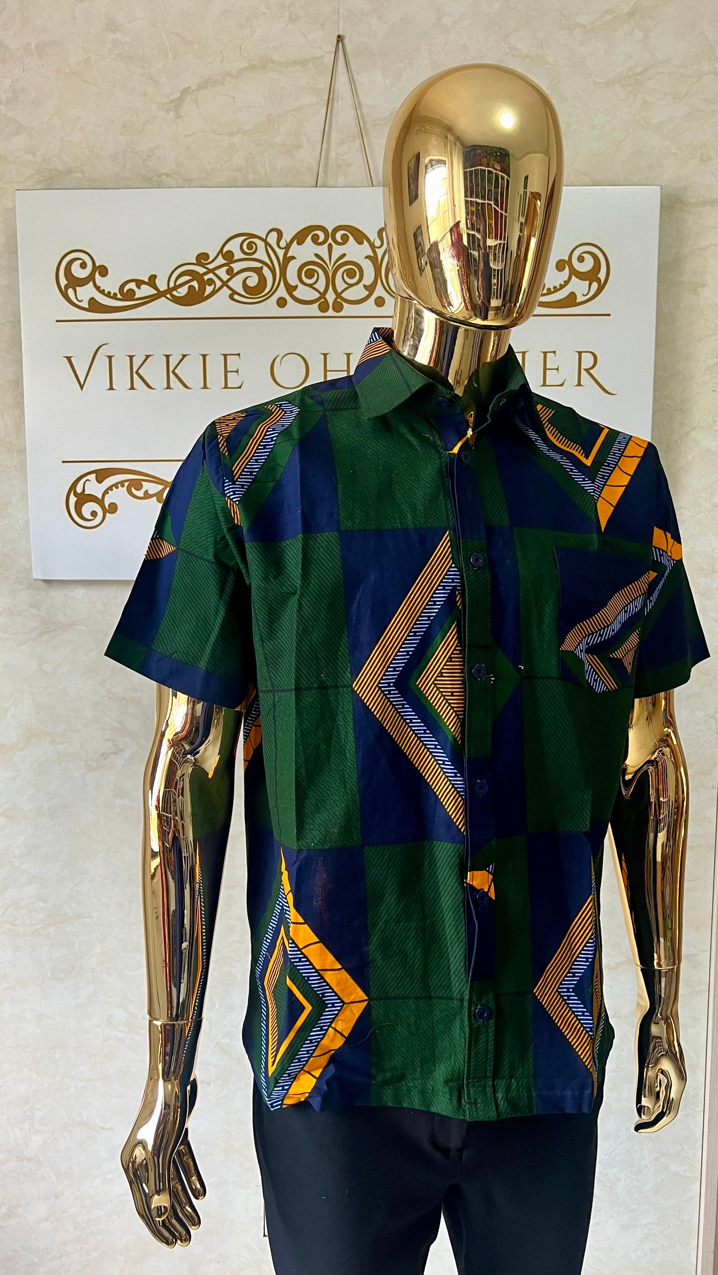 Edu - African print shirt