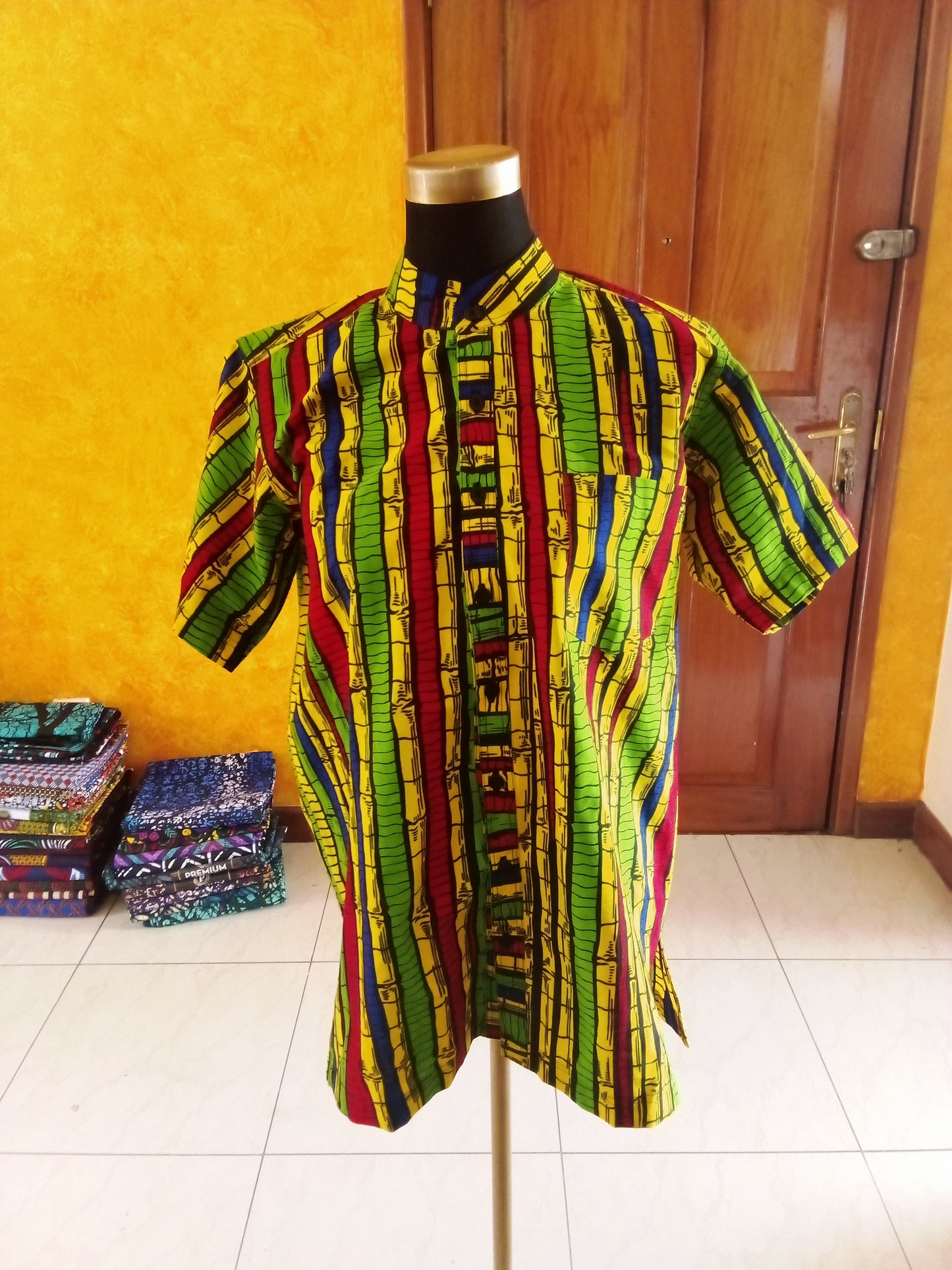 Bello- African Print Shirt