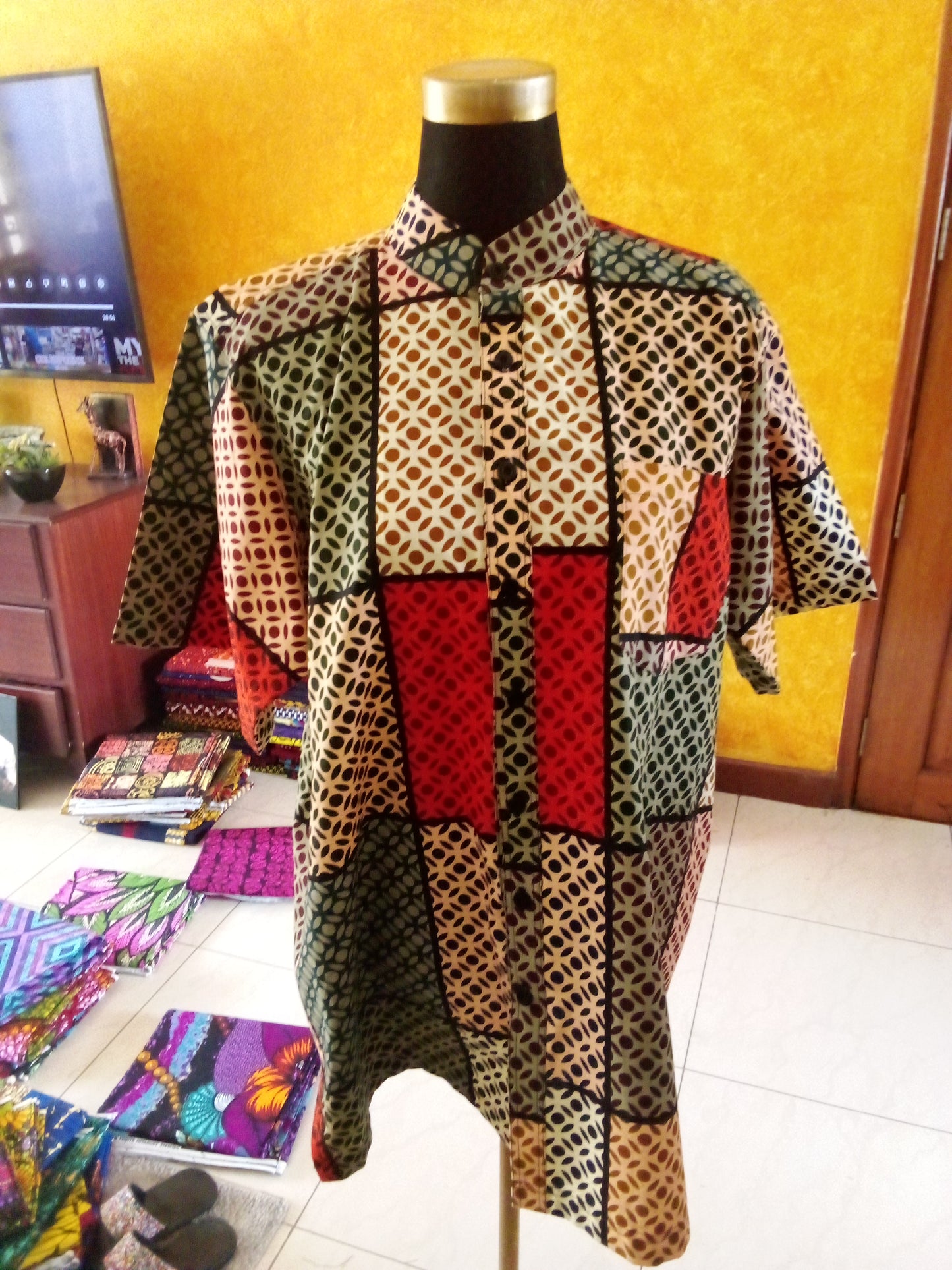 Bello- African Print Shirt