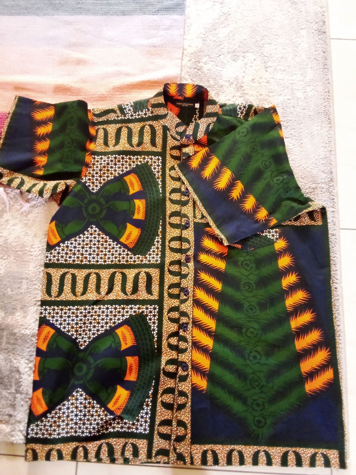 Bello- African Print Shirt