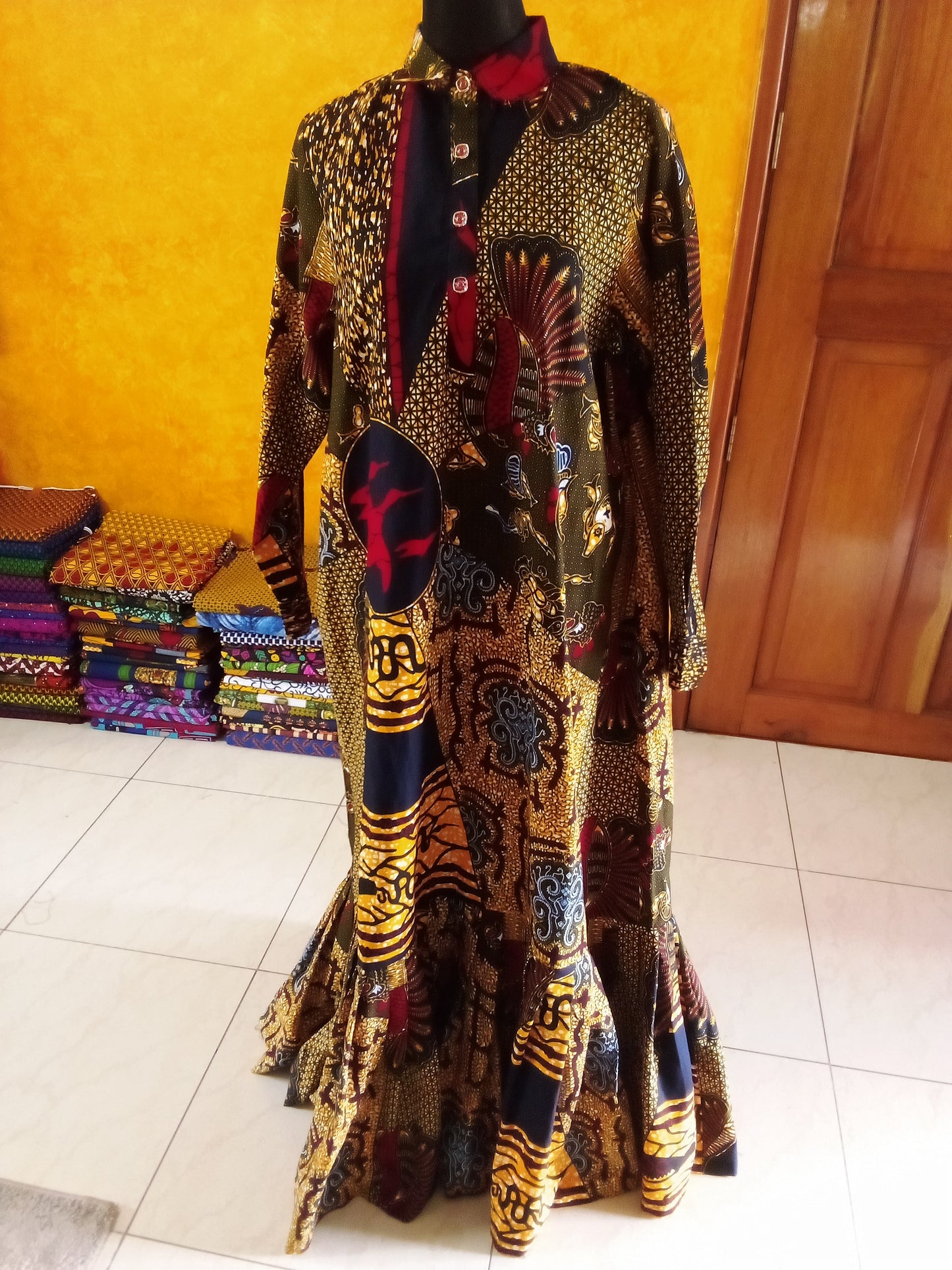 Le Victoire - African print dress