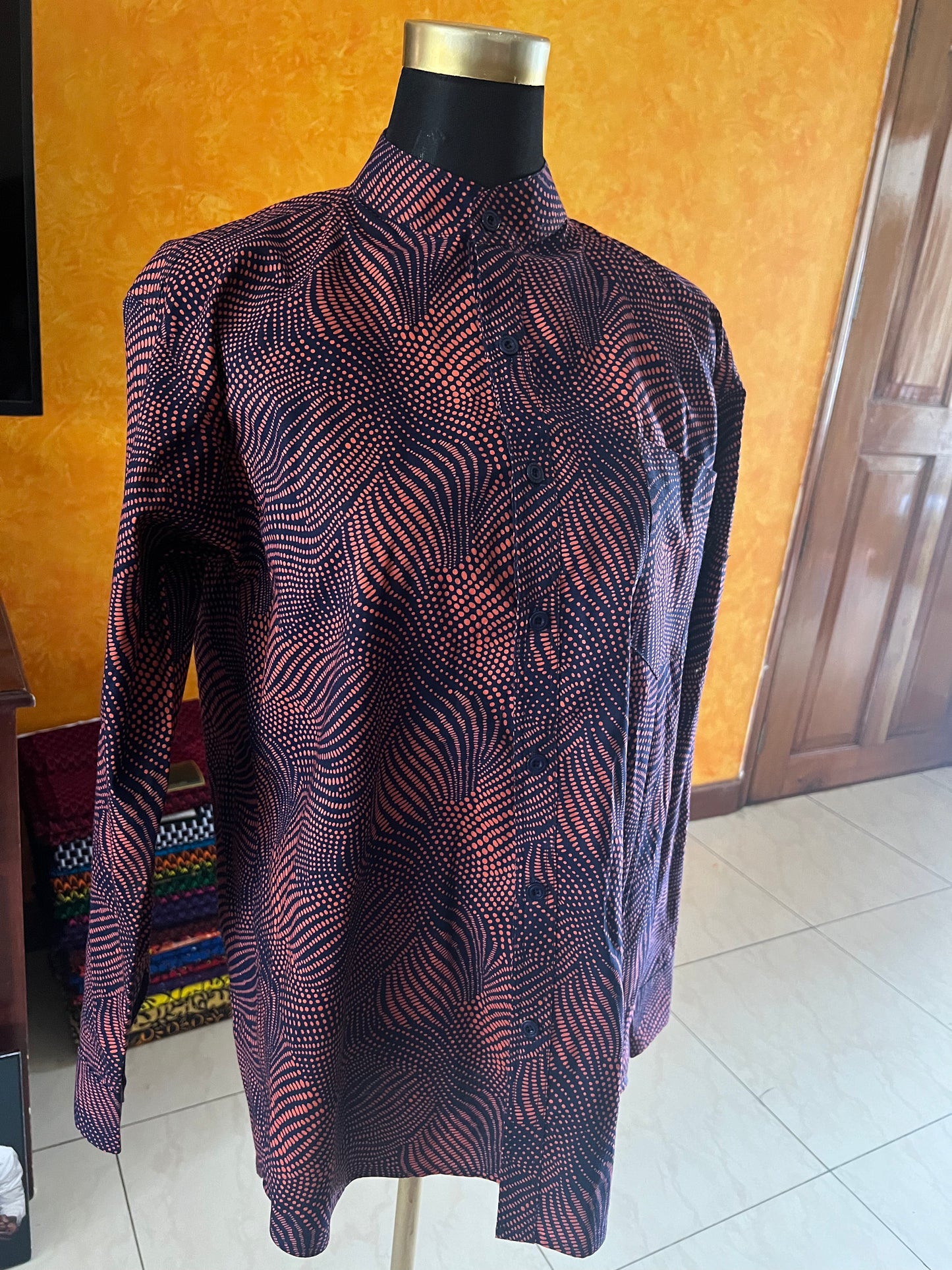 Jaiye - African print mix shirt