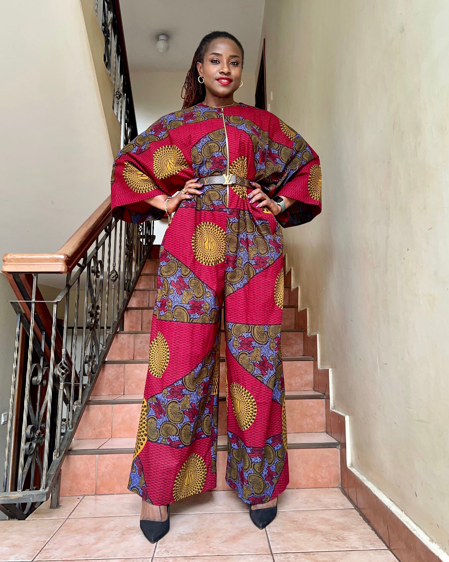 L’Audace - African print jumpsuit