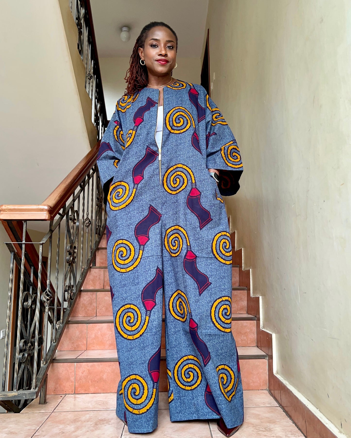 L’Audace - African print jumpsuit