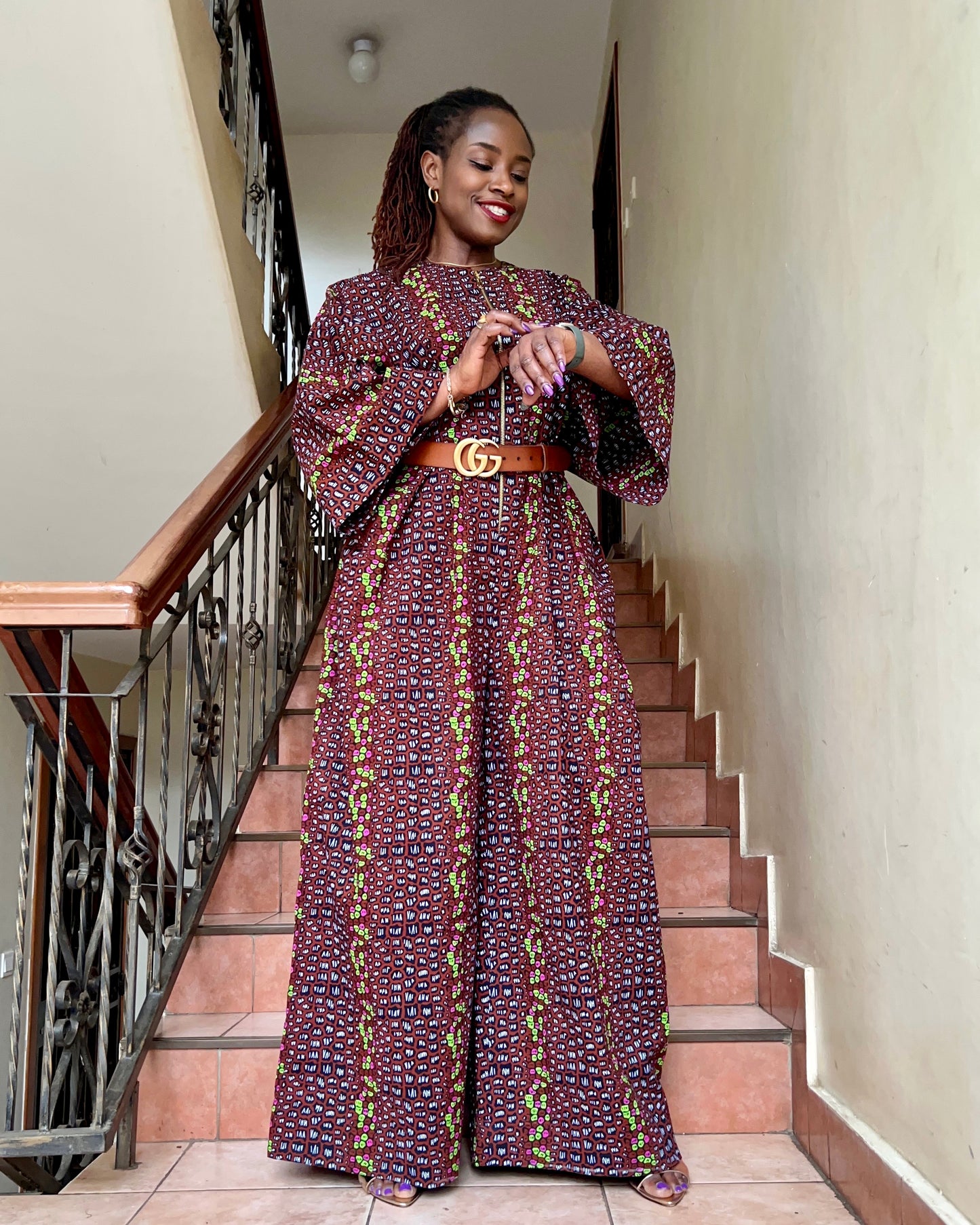 L’Audace - African print jumpsuit