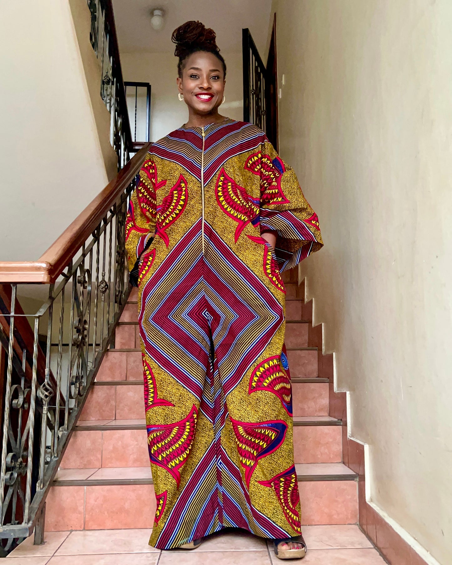 L’Audace - African print jumpsuit