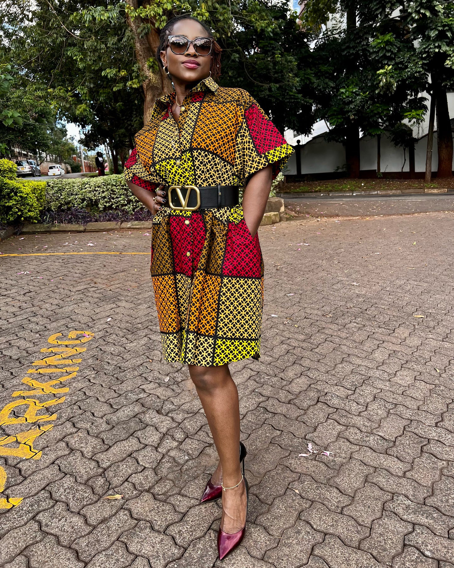 Bébé - African print dress