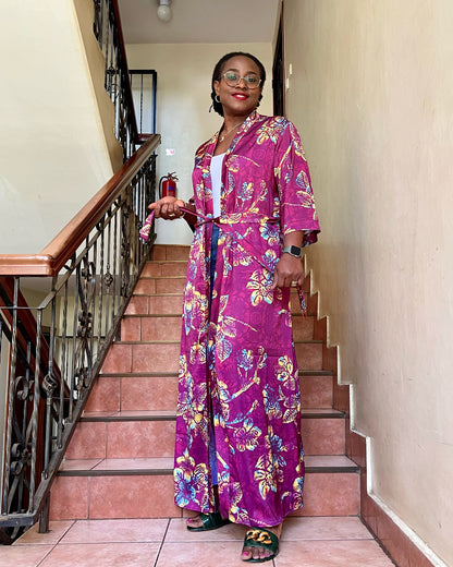 Morantu - silke Kimono