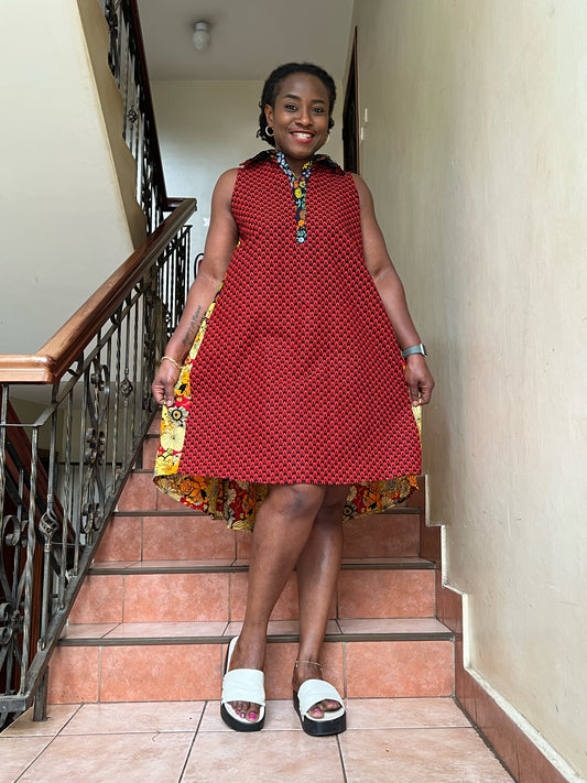 Fay - African Print Dress