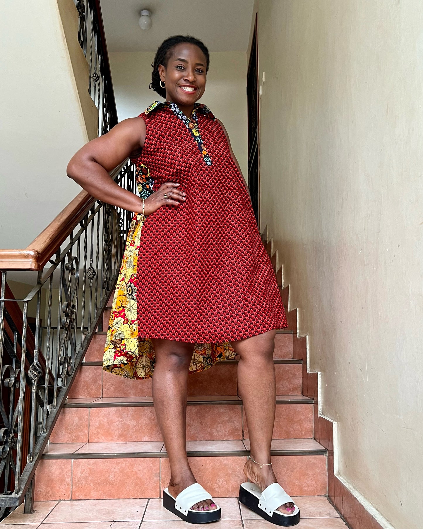 Fay - African Print Dress