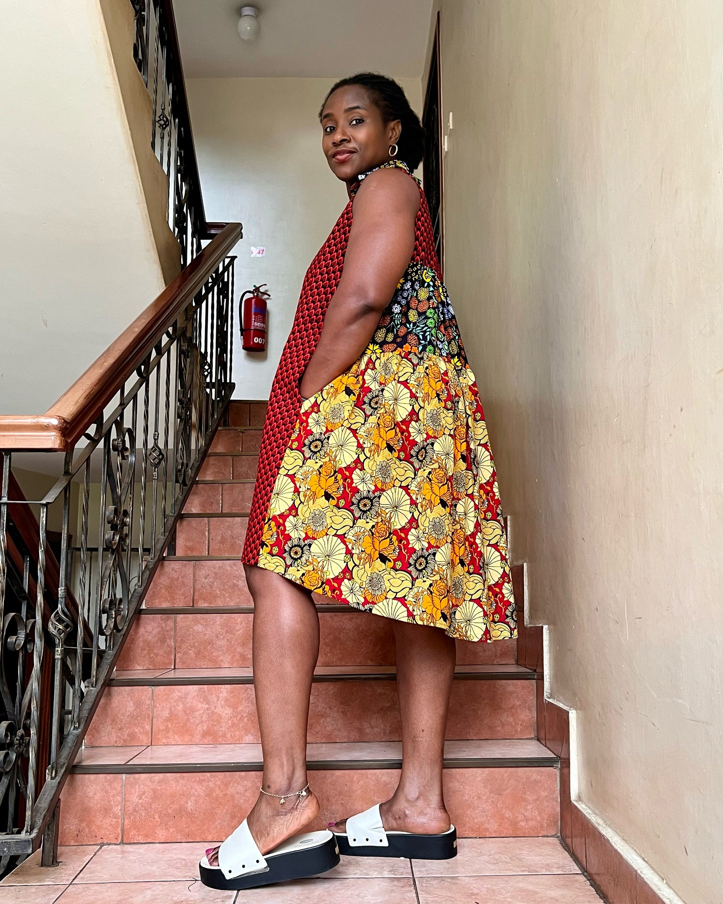 Fay - African Print Dress