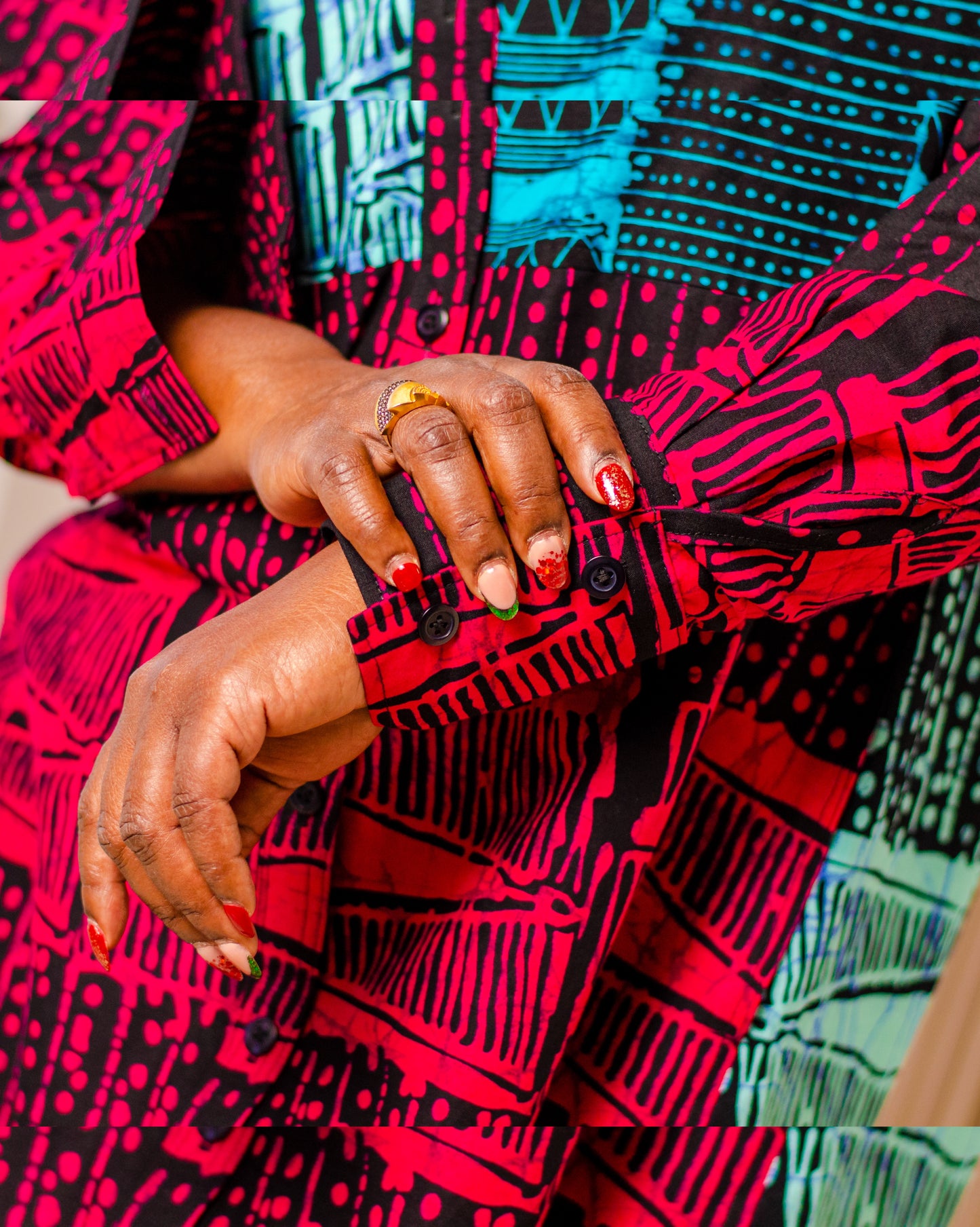 Dire - African print Shirt Dress