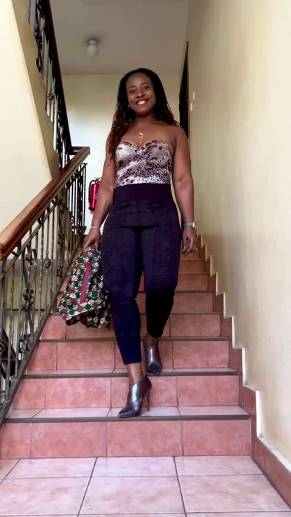Boogie - African Print Women's oversized shirt